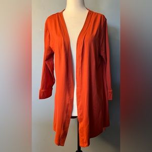Cuddle Duds Crimson Colored Cardigan as Comfy as can Bee!!